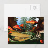 Sleeping Dragon Fantasy Art Briefkaart (Voorkant / Achterkant)