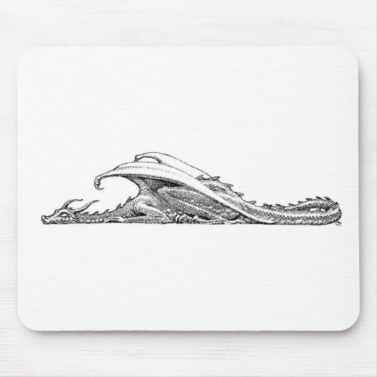 Sleeping Dragon Mousepad Muismat (Voorkant)