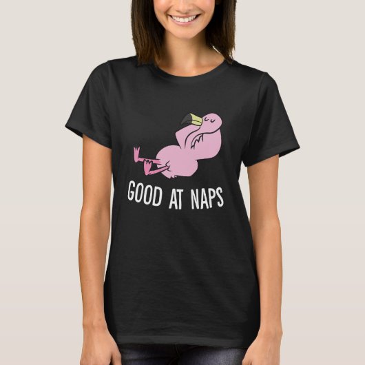 Sleeping Flamingo Good At Naps Napping Flamingo Pa T-shirt (Voorkant)