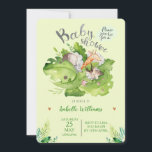 Sleeping Forest Animal Baby shower Invitation Kaart<br><div class="desc">Schattig en bewerkbaar Woodland Friends Baby shower Invitation met dieren uit het bos en andere boselementen, het perfecte feestaccessoire. Dit is het beste en nummer 1 ontwerp voor een speciale dag. blauw baby shower uitnodiging voor je jongetje of meisje baby's verjaardag of zelfs voor een baby shower. Creëer met liefde...</div>