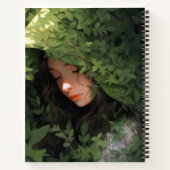 Sleeping Forest Girl Anime Notitieboek (Achterkant)