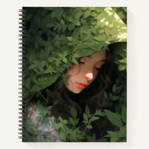 Sleeping Forest Girl Anime Notitieboek