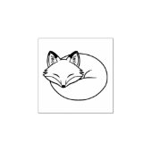 Sleeping Fox 2 Rubberstempel (Afrduk)
