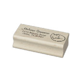 Sleeping Fox-adres Rubberstempel (Stempel)