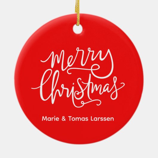 Sleeping Fox Folk Art Custom Keramisch Ornament (Achterkant)