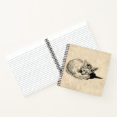 Sleeping Fox geïllustreerd Art Cute Animal Notitieboek (Binnen)