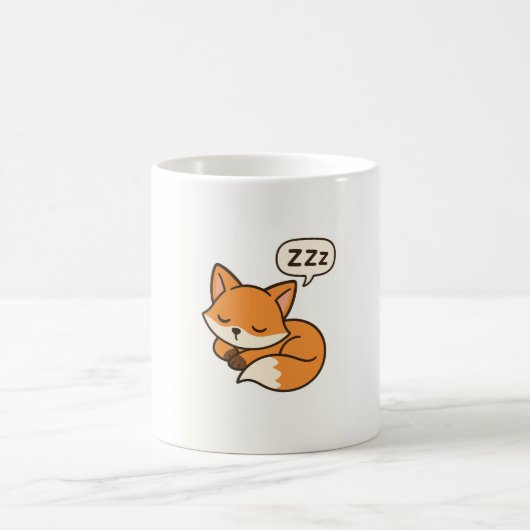 Sleeping fox mug koffiemok (Center)