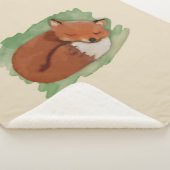 Sleeping Fox Sherpa Blanket Deken (3/4)