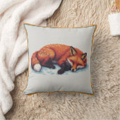 Sleeping Fox Throw Pillow Kussen (Deken)