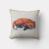 Sleeping Fox Throw Pillow Kussen (Voorkant)