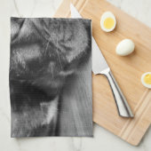 Sleeping French Bulldog Theedoek (Quarter Fold)