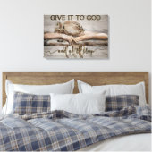 Sleeping Girl Wall Art Canvas, geef het aan God Canvas Afdruk (Insitu (Slaapkamer))