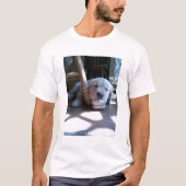 Sleeping Golden Retriever Puppy T-shirt (Voorkant)
