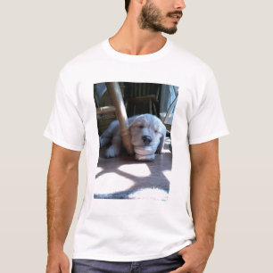 Sleeping Golden Retriever Puppy T-shirt