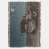 Sleeping Gypsy by Henri Rousseau, Vintage Art Deken (Voorkant Verticaal)