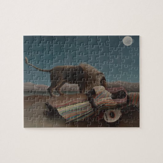Sleeping Gypsy by Henri Rousseau, Vintage Art Legpuzzel (Horizontaal)