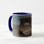 Sleeping Gypsy by Henri Rousseau, Vintage Art Mok (Voorkant links)