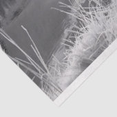 Sleeping Highland Koe zwart-wit decoupage Tissuepapier (Detail)