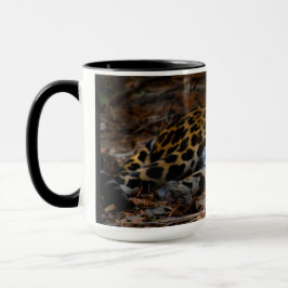 Sleeping Jaguar Coffee Mok door Julie Everhart
