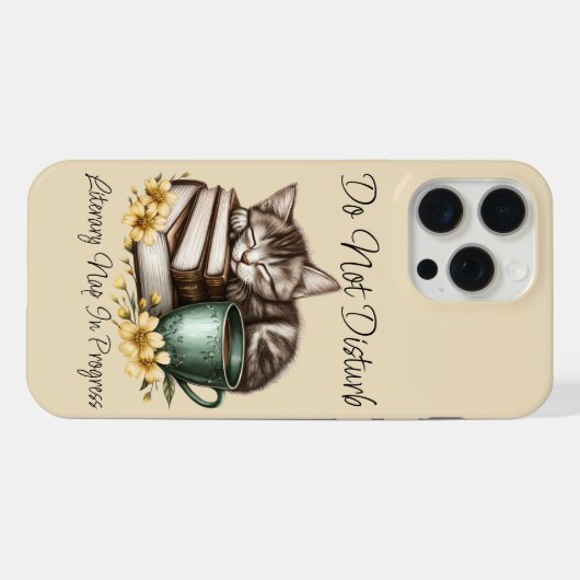 Sleeping Kat Kostbaar Kat iPhone Hoesje (Achterkant horizontaal)