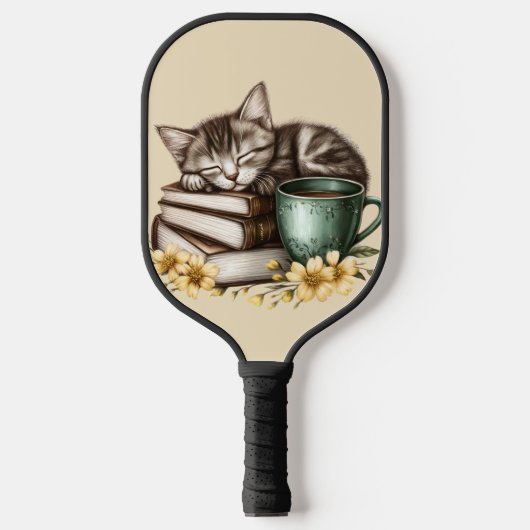 Sleeping Kat Kostbaar Kat Pickleball Paddle (Voorkant)