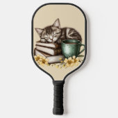 Sleeping Kat Kostbaar Kat Pickleball Paddle (Achterkant)