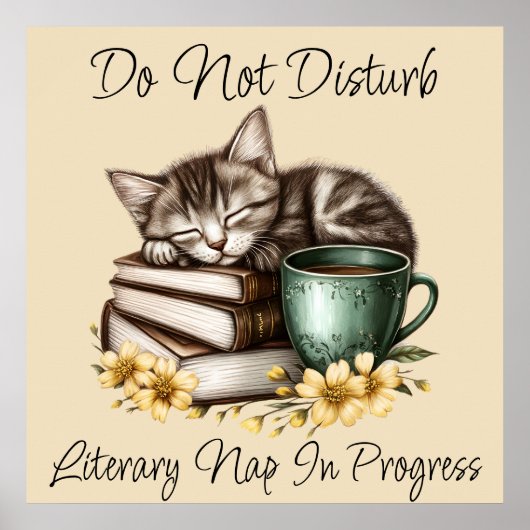 Sleeping Kat Kostbaar Kat Poster (Voorkant)