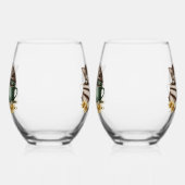 Sleeping Kat Kostbaar Kat Wijnglas Zonder Voet (Links)