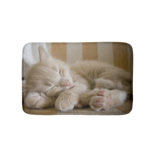 Sleeping Kitten Badmat (Voorkant)