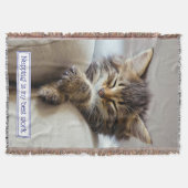 Sleeping Kitten Deken (Voorkant)