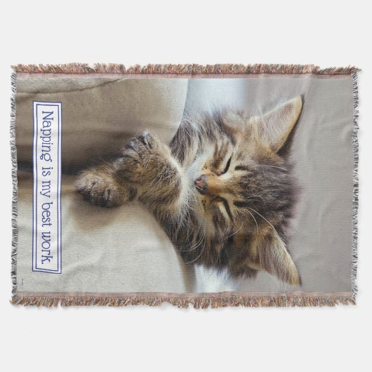 Sleeping Kitten Deken (Voorkant)