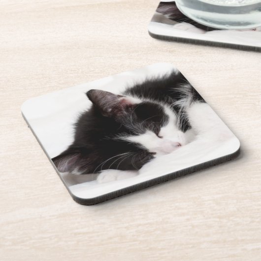 Sleeping Kitten Drankjes Onderzetter (Linkerzijde)