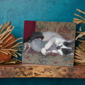 Sleeping Kitten Fotoplaat (Zijkant)