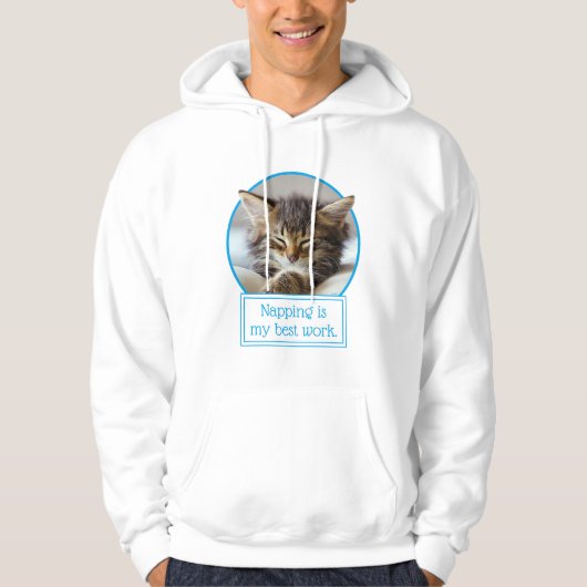 Sleeping Kitten Hoodie (Voorkant)