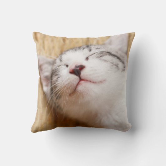 Sleeping Kitten Kussen (Achterkant)