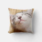 Sleeping Kitten Kussen (Voorkant)