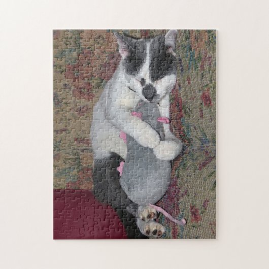 Sleeping Kitten Legpuzzel (Verticaal)