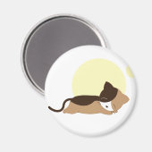 Sleeping Kitten Magneet (Voorkant / Achterkant)