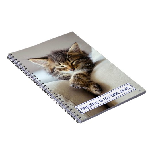 Sleeping Kitten Notitieboek (Rechterzijde)