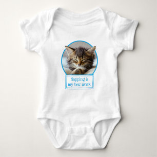 Sleeping Kitten Romper