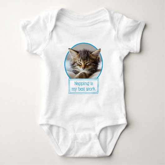 Sleeping Kitten Romper (Voorkant)
