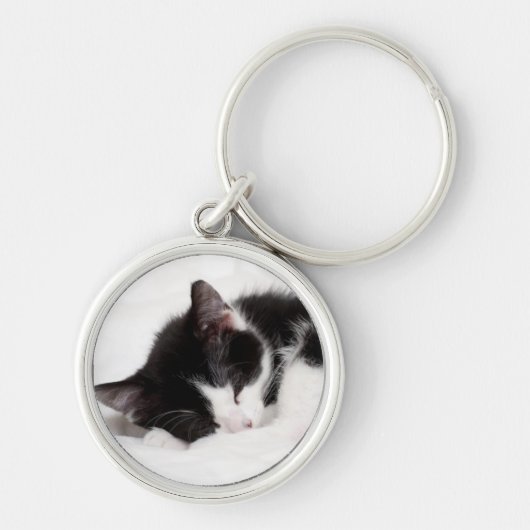 Sleeping Kitten Sleutelhanger (Voorkant)
