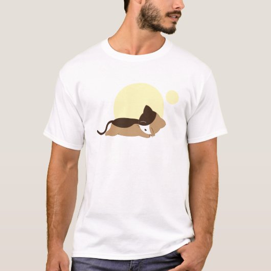 Sleeping Kitten T-shirt (Voorkant)