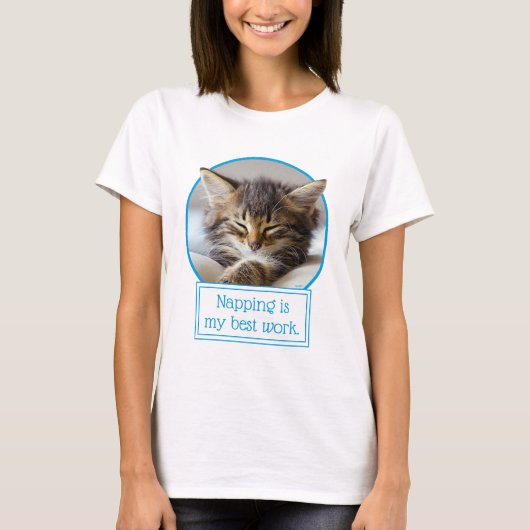 Sleeping Kitten T-shirt (Voorkant)