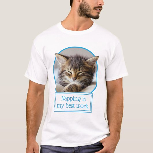 Sleeping Kitten T-shirt (Voorkant)
