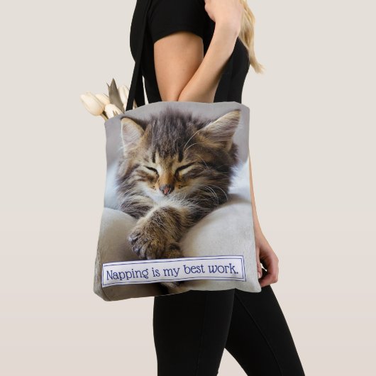 Sleeping Kitten Tote Bag (Dichtbij)