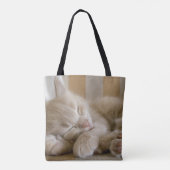 Sleeping Kitten Tote Bag (Achterkant)