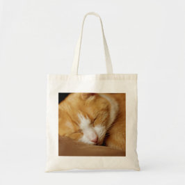 Sleeping Kitten Tote Bag