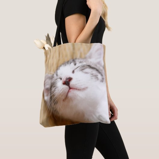 Sleeping Kitten Tote Bag (Dichtbij)
