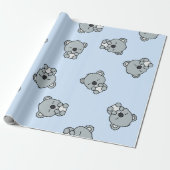Sleeping Koala Cadeaupapier (Uitgerold)